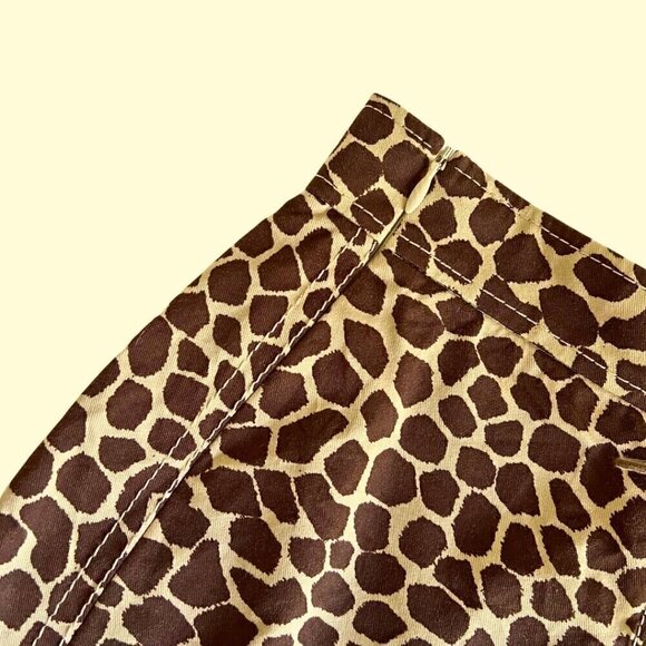 Vintage A-K-R-I-S- (AKRIS) Giraffe Print Skirt - Picture 4 of 6